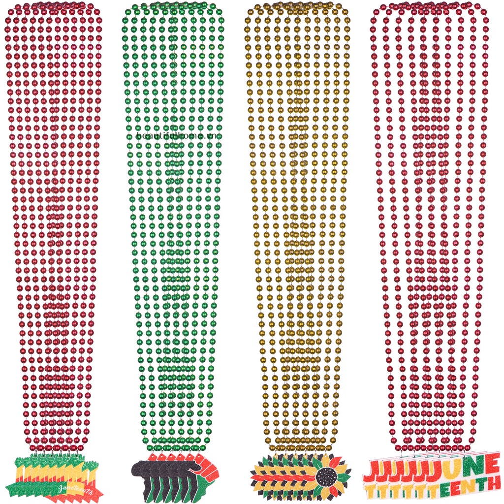 Set 36 Hạt Xâu Chuỗi 37YIMU Màu Đỏ / Xanh Lá / Vàng Độc Lập Phụ Kiện Làm Đẹp Cho Tuổi Teen