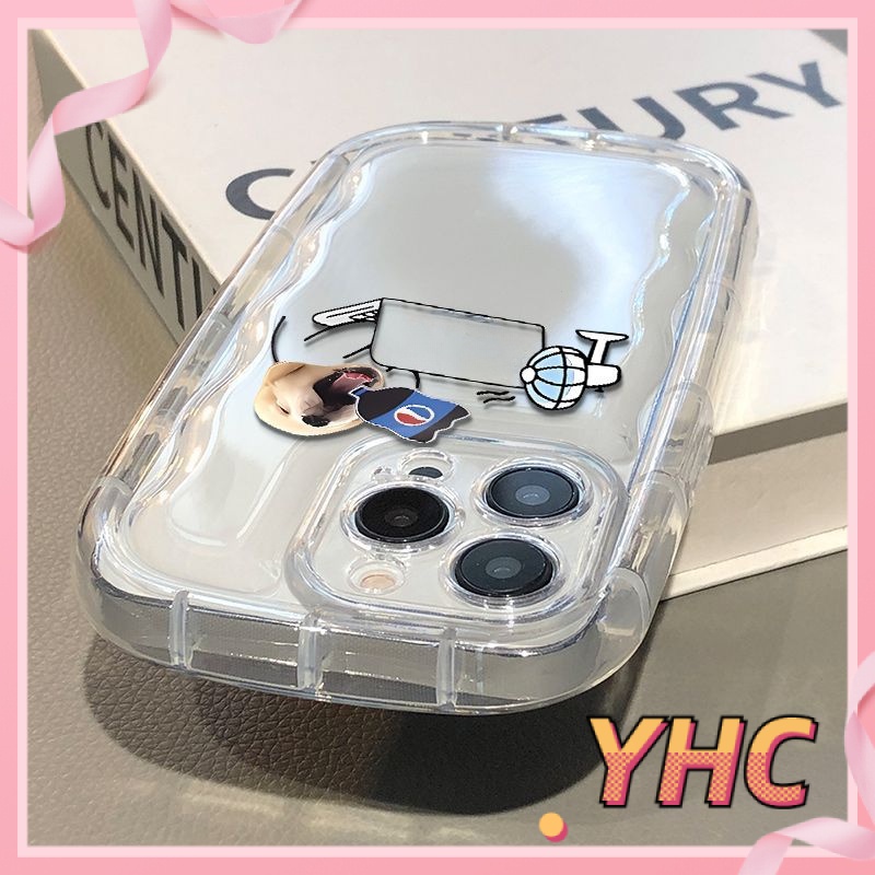 Ốp Lưng iPhone Làm việc, mèo, chó, xà phòng, chống chấn động, bảo vệ máy ảnh, túi khí Cho Iphone 6 / 6S / 6splus / se / 7 / 7plus / 8 / 8plus / X / xs / xsmax / 11 / 12 / 13 / 14 / Plus / pro / pro max-423