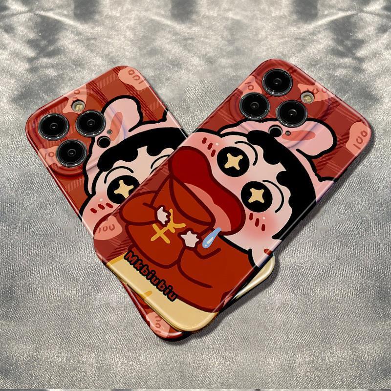 Ốp Điện Thoại Mềm Chống Sốc Hình Shin-Chan Cho Iphone 1311Inplus 14pro max 78iPhone12 HMS1