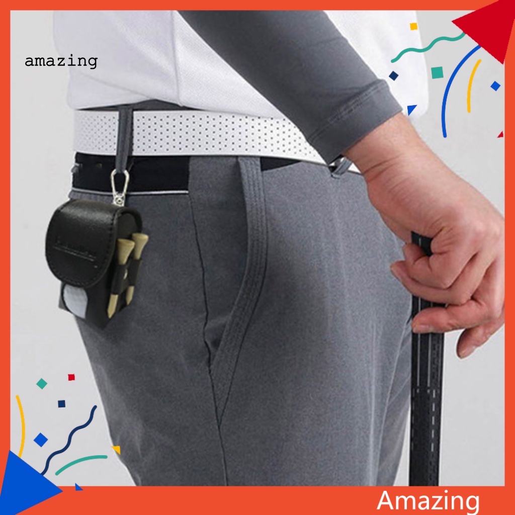 Túi Đựng Bóng Golf Đeo Thắt Lưng Chống Trầy Chống Mòn Có Móc Khóa