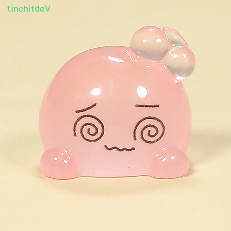[TinchitdeV] Bộ 2 Đèn Nhựa Resin Mini Phát Quang Kirby Với Biểu Tượng Cảm Xúc Cho Bảng Điều Khiển Xe Hơi Ngẫu Nhiên