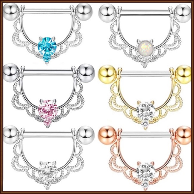 Khuyên Xỏ Cơ Thể Bằng Thép Không Gỉ Hình Chữ U Thời Trang Dành Cho Nữ