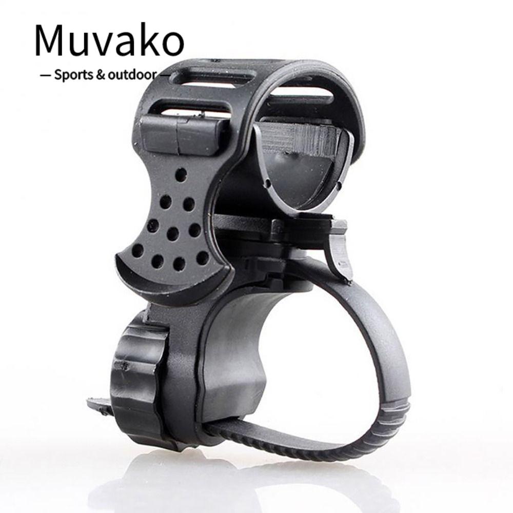 MUVAKO Kẹp Cố Định Đèn Pin Bằng Silicone Cho Xe Đạp