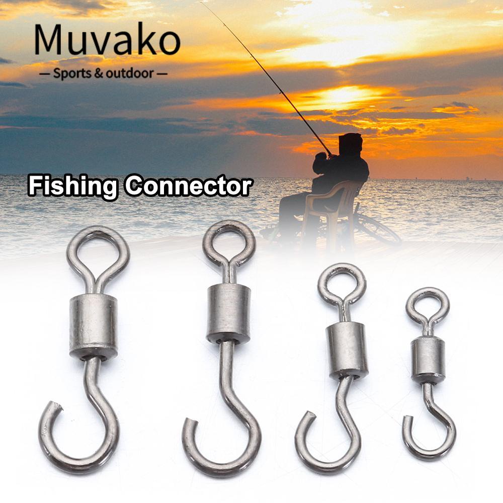 MUVAKO Set 100 Khoen Ma Ní Hình Chữ Q Hỗ Trợ Câu Cá