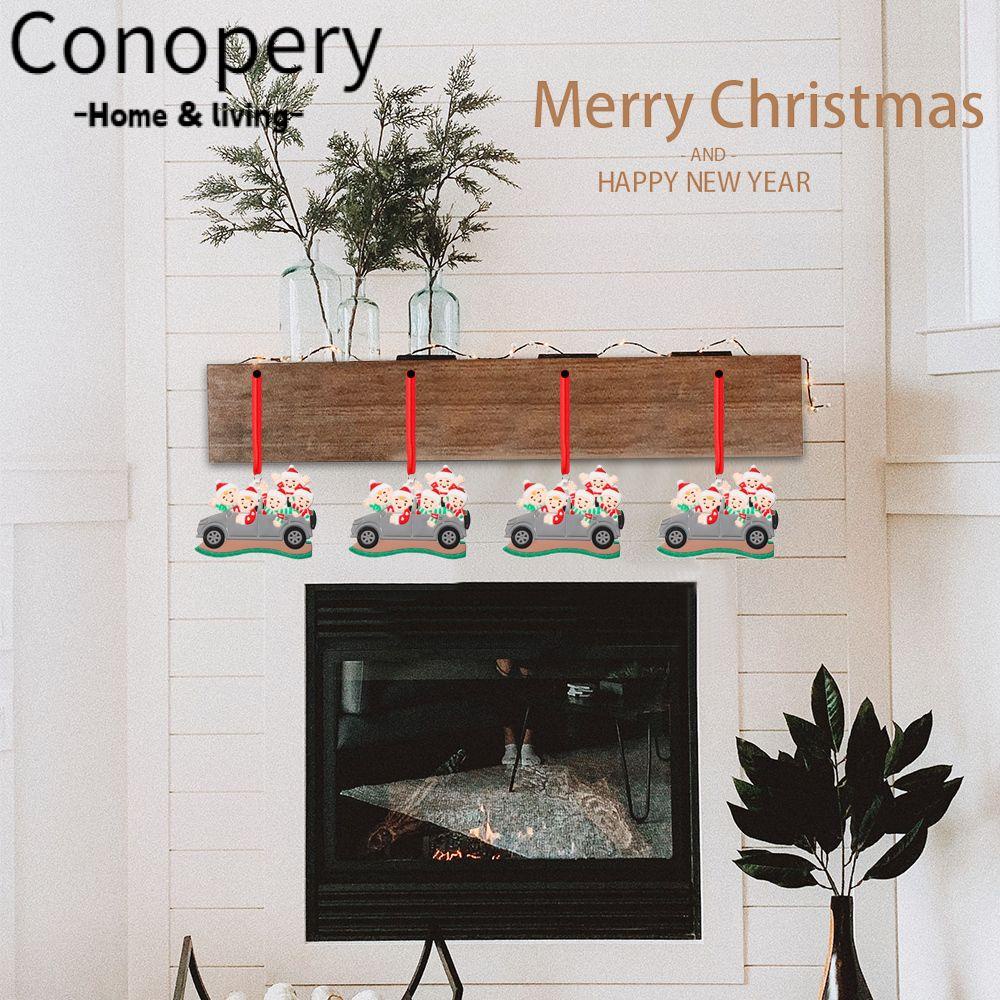 CONOPERY Phụ Kiện Trang Trí Cây Thông Giáng Sinh Bằng Nhựa PVC