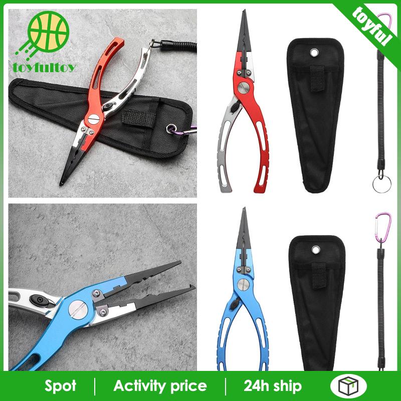 Kìm Gỡ Lưỡi Câu Cá Trọng Lượng Nhẹ Kèm Túi Đựng Tiện Dụng