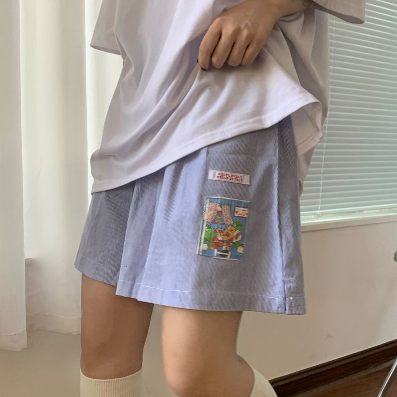 Quần ngắn ống rộng Plus Size Thời Trang Mùa Hè Cho Nữ