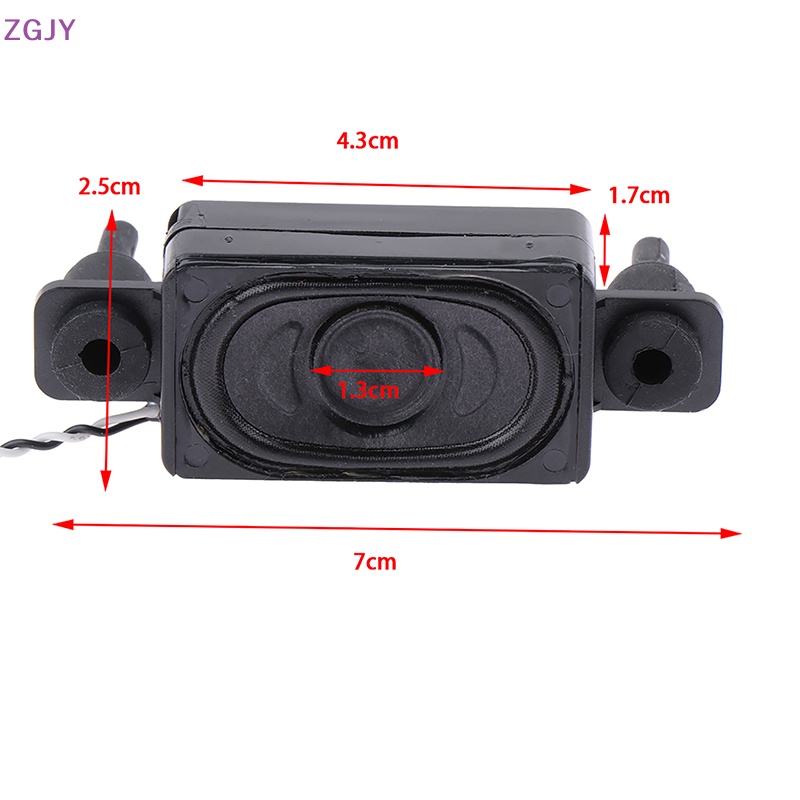 1 Cặp Loa 2W 8 Ohms 24 * 43MM Dày 17MM Kèm Dây Nối Dành Cho Notebook Mới