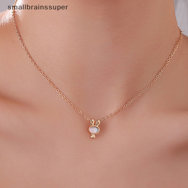 Vòng Cổ Tua Rua Một Lớp Mặt Hình Thỏ Vàng Thời Trang Âu Mỹ Cá Tính Đơn Giản Dành Cho Nữ SBS