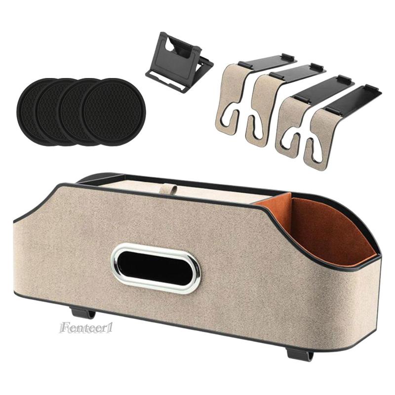 [Fenteer1] Giá Đỡ Cốc / Khăn Ăn / Đồ Dùng Đa Năng Gắn Ghế Ngồi Xe Hơi SUV