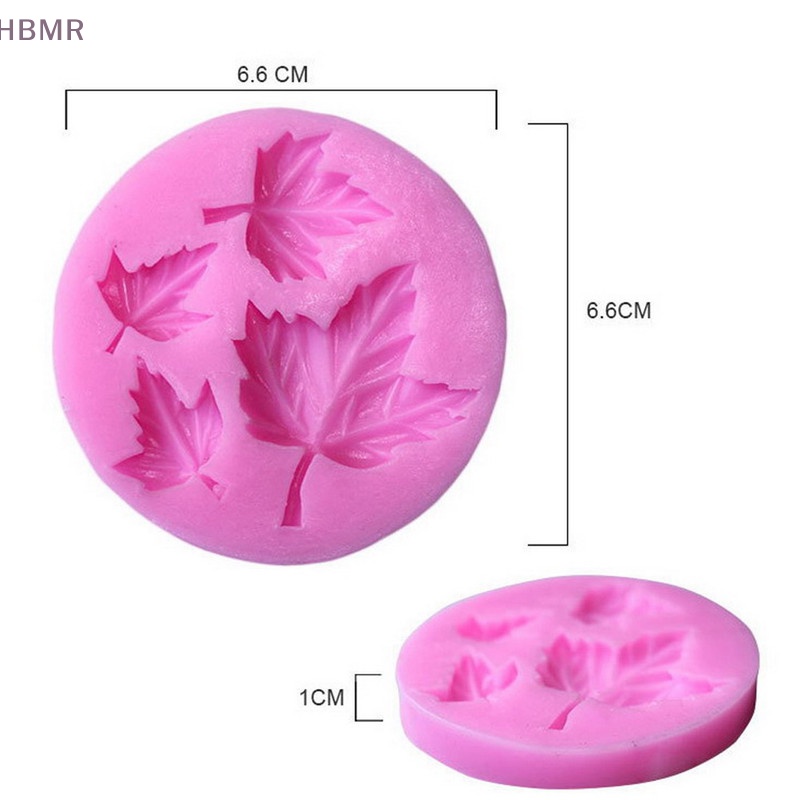 Khuôn Silicone Làm Bánh / Sô Cô La / Kẹo Đường Hình Lá Phong HL