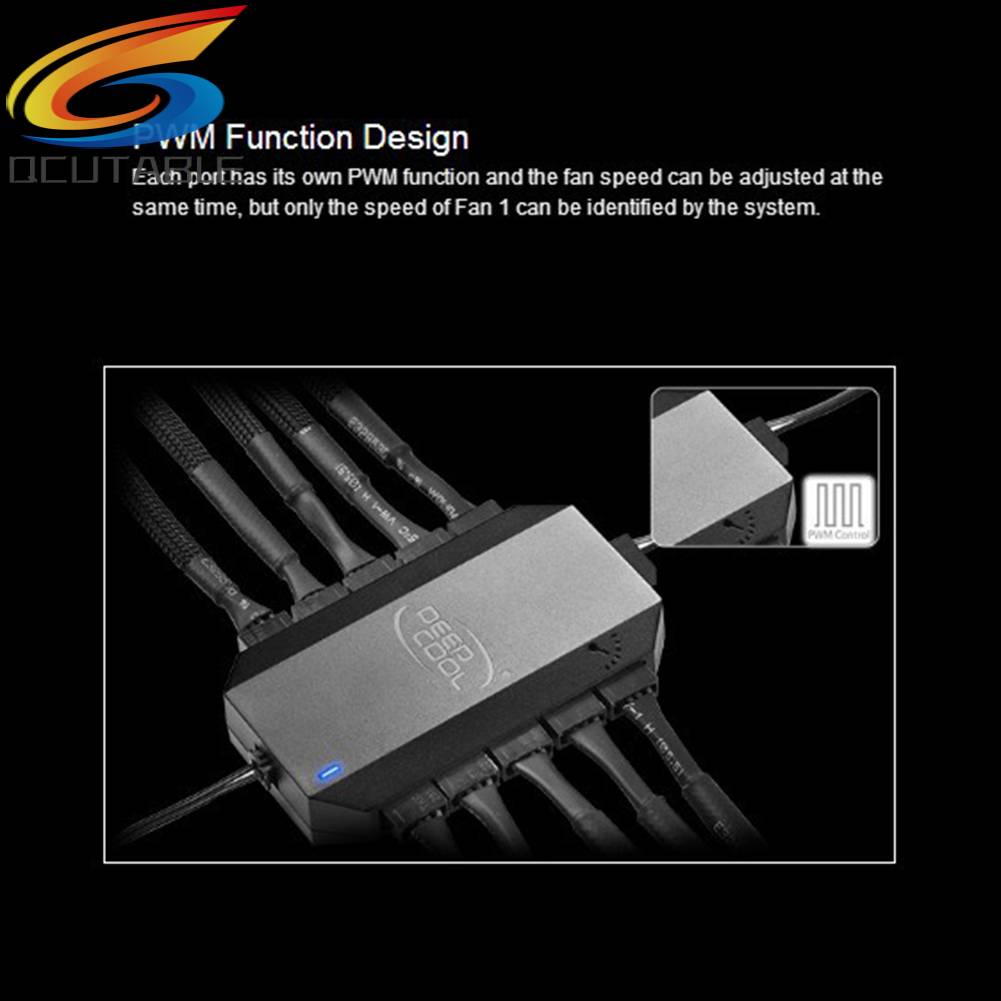 Bộ Chia 10 CổNg QuạT 3Pin / 4Pin PWM 12V SATA FH-10