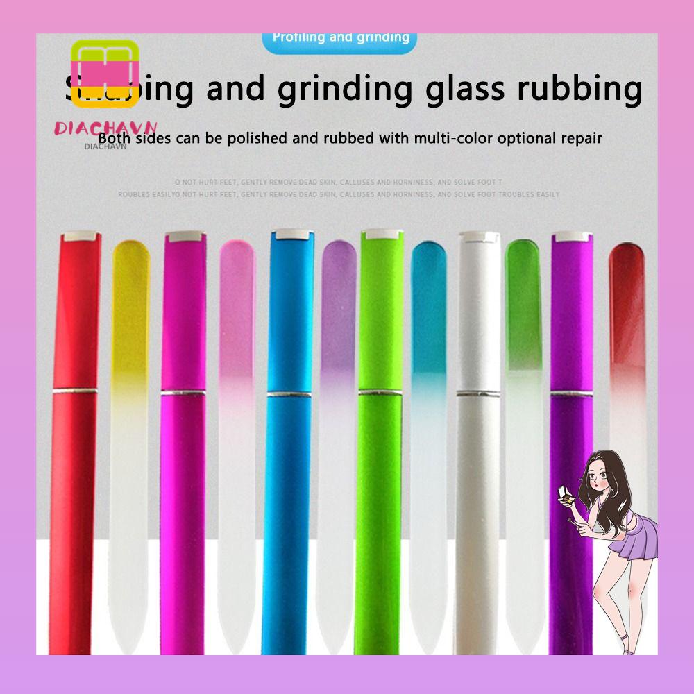 DIACHAVN Set 5 Dụng Cụ Dũa Móng Tay Kèm Hộp Đựng