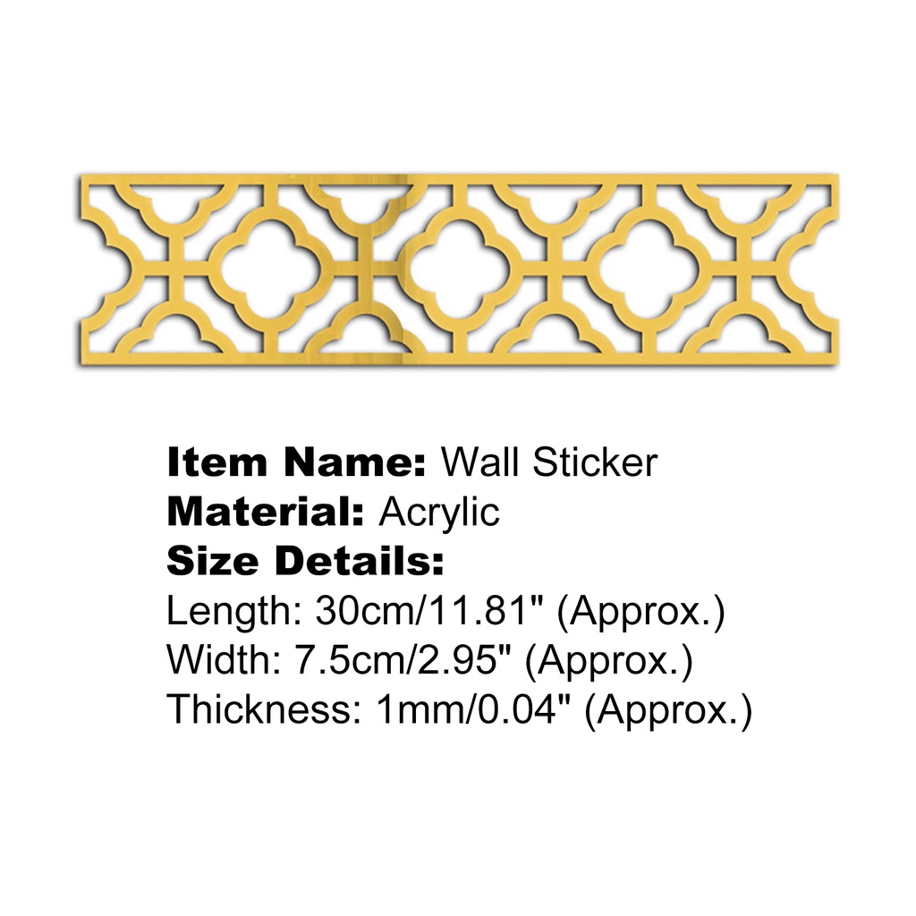 Miếng Dán Tường Bằng Acrylic Họa Tiết Hình Học 3D Độc Đáo Trang Trí Nhà Cửa