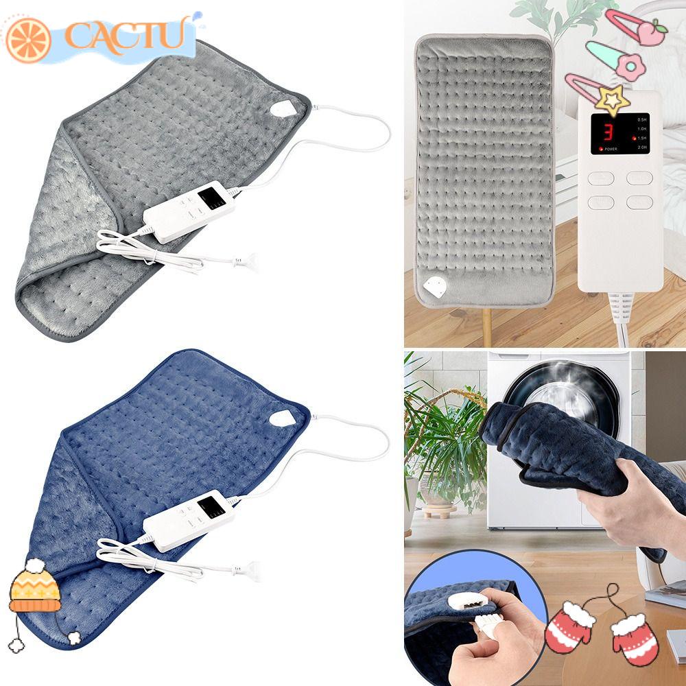 CACTU Chăn Sưởi Ấm Bằng Điện Hẹn Giờ Cho Cổ Vai Lưng Chân