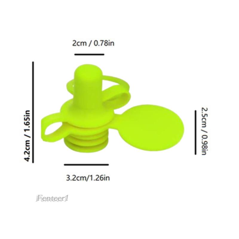 [Fenteer1] Nắp Đậy Bình Nước Bằng Silicone Dạng Xoắn Cho Người Lớn