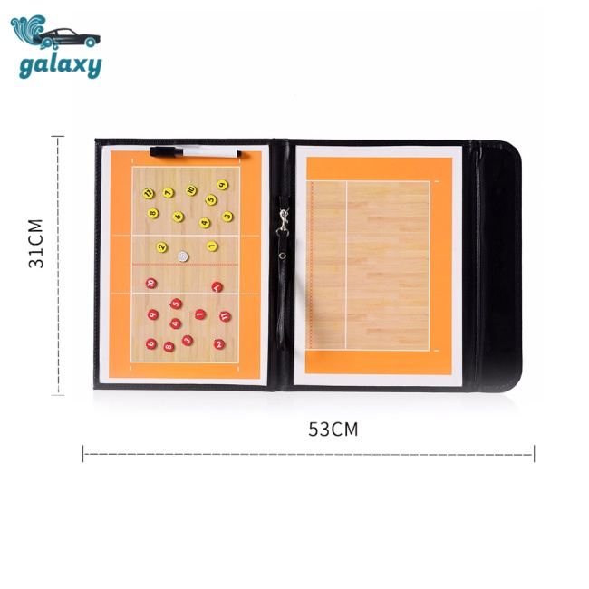 Galaxy Bảng Kẹp Nam Châm Nhiều Màu Sắc Có Thể Gập Lại Chuyên Dụng Cho Huấn Luyện Bóng Chuyền