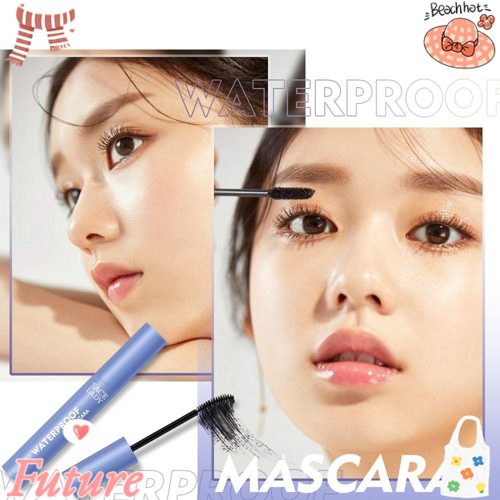 Mascara Màu Đen Làm Dày Mi Chống Thấm Nước 6ml Trang Điểm Tự Nhiên Cho Nữ