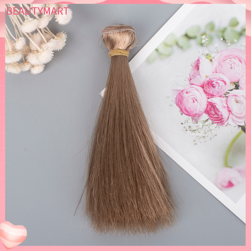 Tóc Giả Thẳng Dài Tự Nhiên Dành Cho Búp Bê