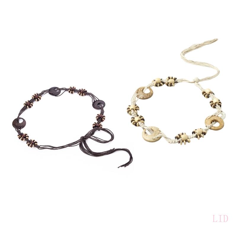 Thắt Lưng Bện Dây Phong Cách Bohemian Mùa Hè Cho Nữ
