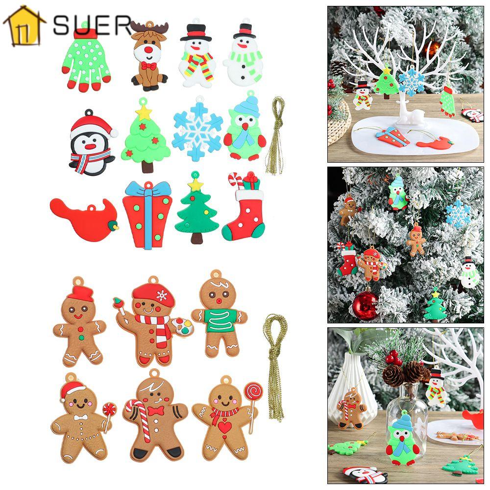 SUENIN 6 / 12 Bánh Gừng Giáng Sinh Trang Trí