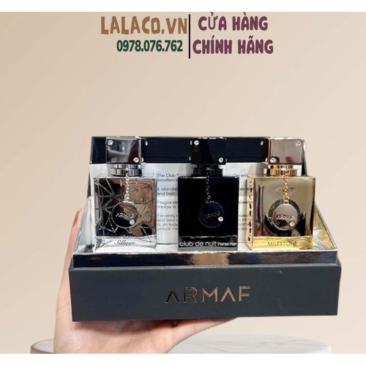 Set nước hoa nam Armaf Club De Nuit Parfum 3 chai x 30ml
