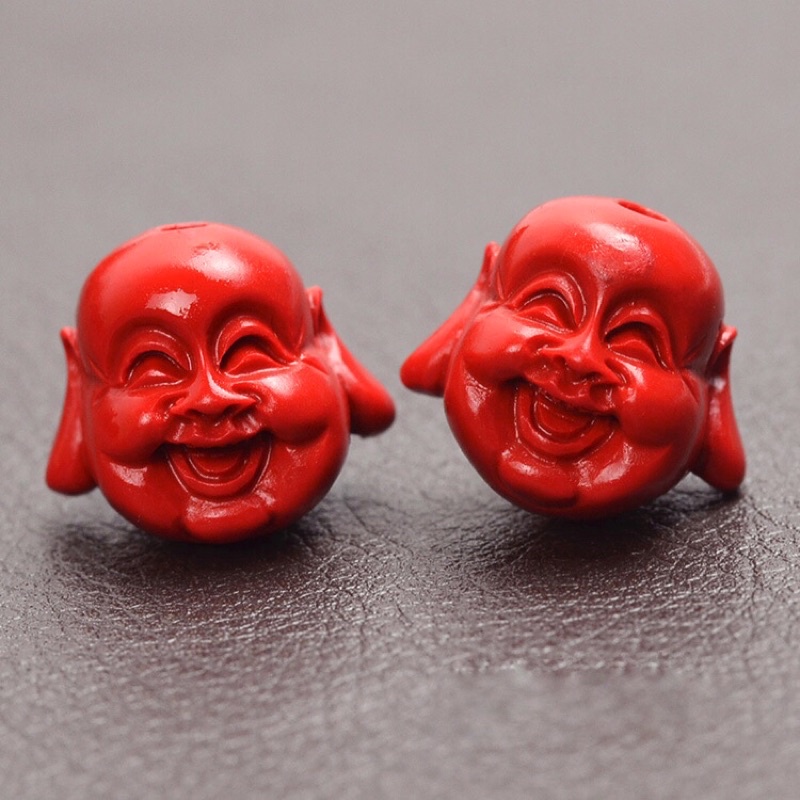 GIÁ SỈ  Charm Phật Di Lặc chu sa - PL090 [Hàng loại 1 - SIÊU ĐẸP]