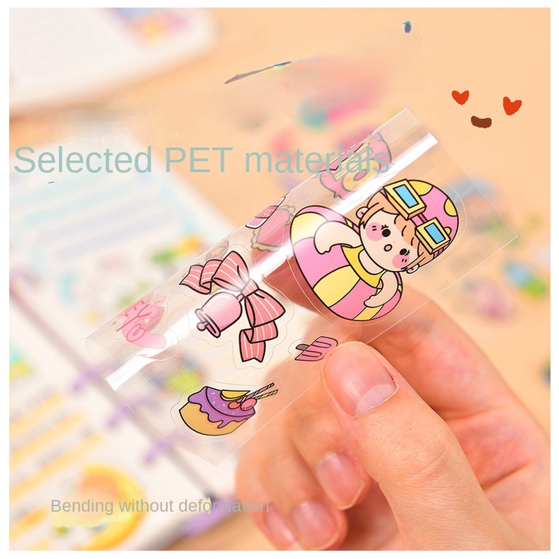 1 Tấm Sticker Dán Trang Trí Dễ Thương Chống Thấm Nước