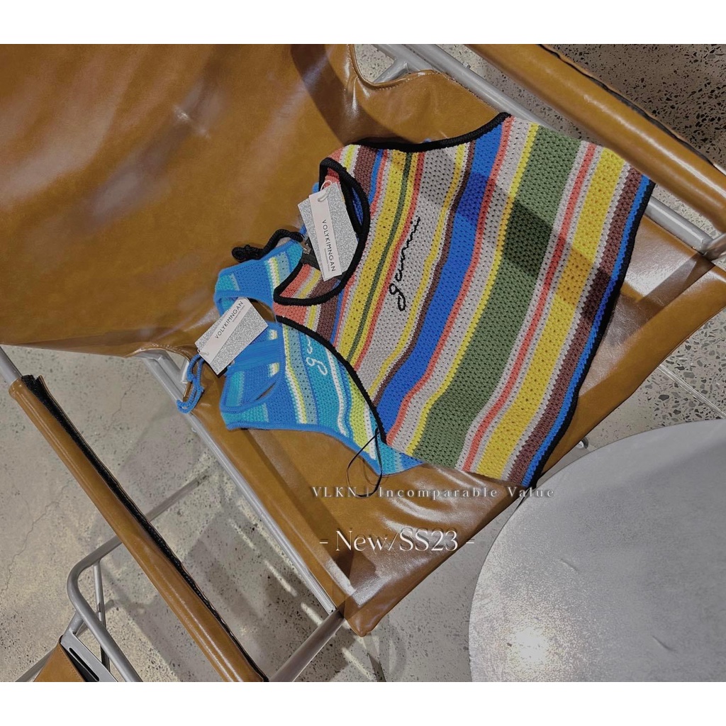 Áo len ba lỗ gan.nie Bo.he.me