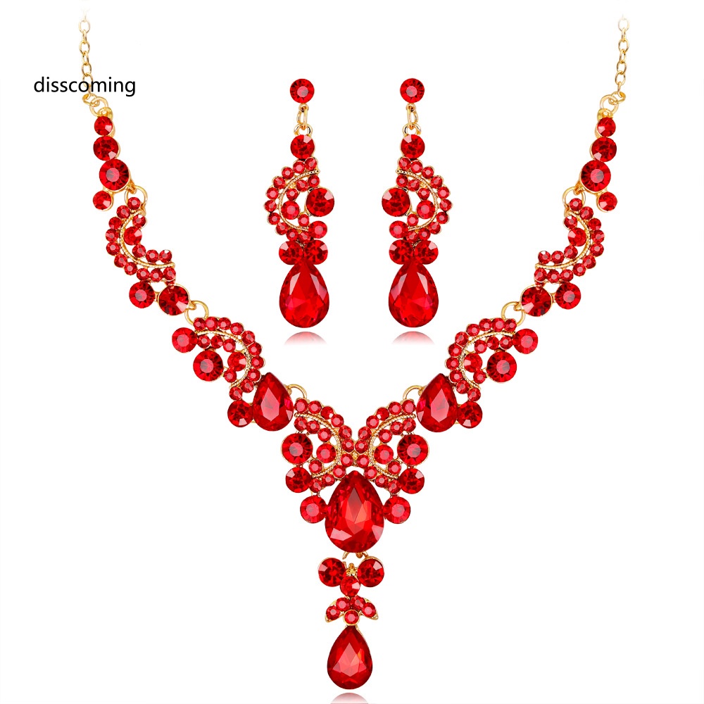 Đầm Nữ Kiểu Dáng Dễ Thương Xinh Xắn Hợp Thời Trang| Bộ Vòng cổ Cô Dâu Đính Đá Nhiều Màu Sắc Sang Trọng