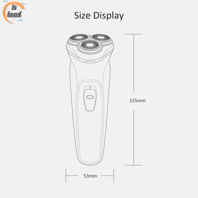 Máy Cạo Râu 3d Bằng Điện Enchen Blackstone Có Thể Sạc Lại Cổng Usb Cho Nam