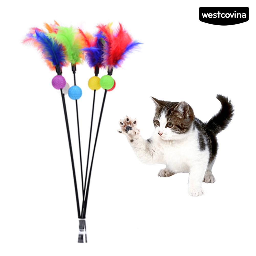 [COD]♞Gậy Gắn Lông Vũ Chơi Với Mèo