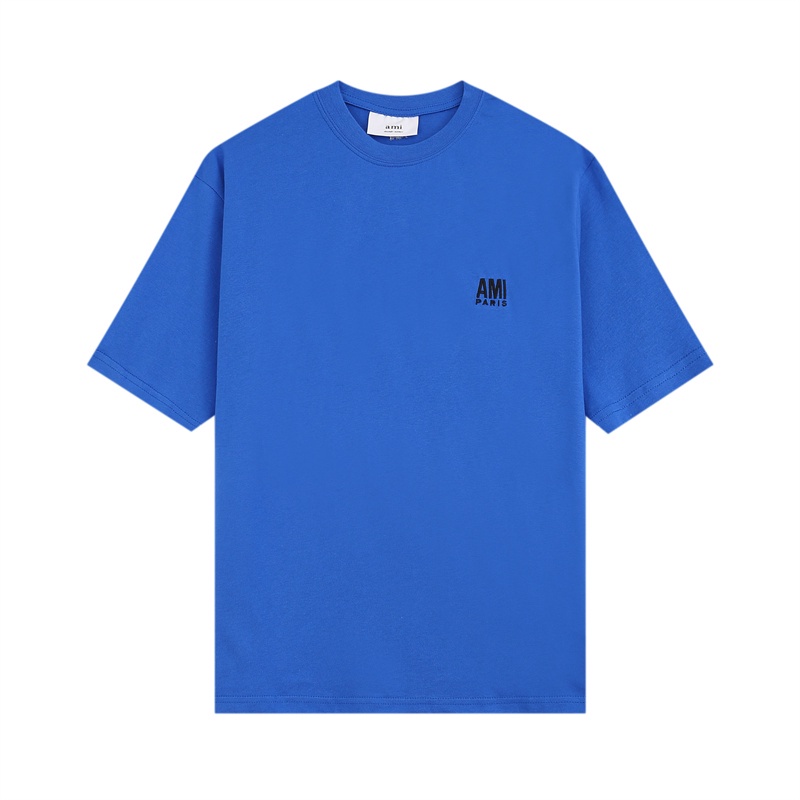 Áo Thun Cotton Tay Ngắn Cổ Tròn Thêu Chữ Nhỏ Thời Trang Dành Cho Cặp Đôi m-i88