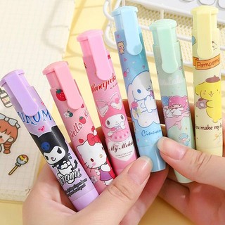 SANRIO Gôm Tẩy Hình Kuromi Cinnamoroll Hoạt Hình Thu Gọn Sáng Tạo Cho Học Sinh