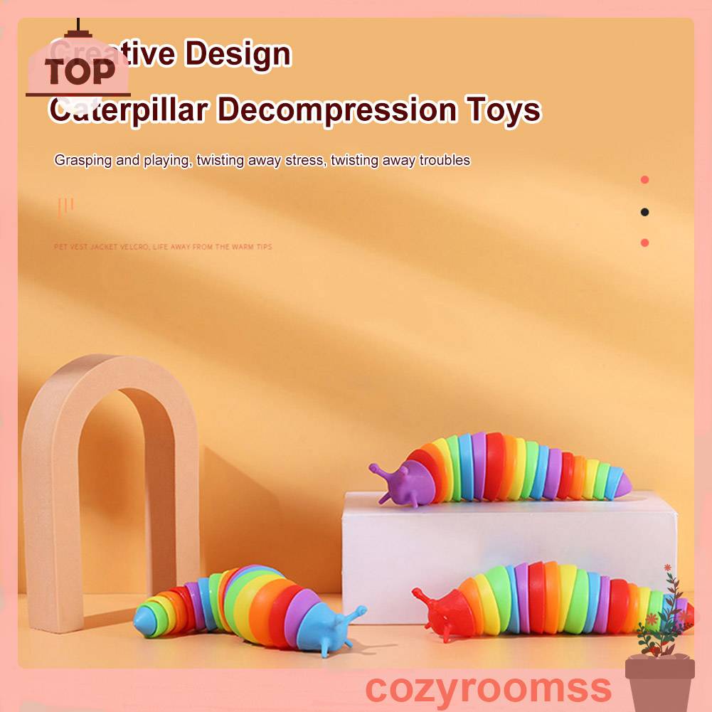 Đồ Chơi Con Sâu Dễ Thương Để Bàn Trang Trí Văn Phòng Trẻ Em