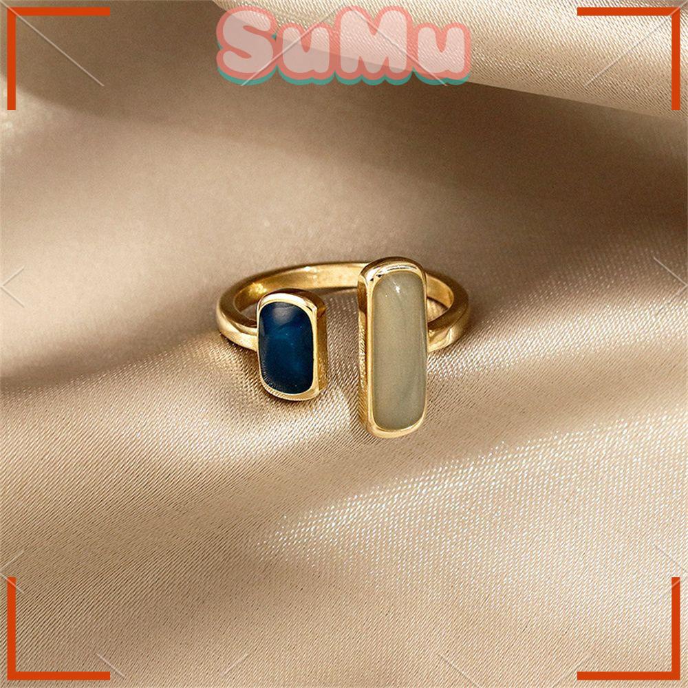SUMU Nhẫn Hở Thời Trang Cổ Điển Có Thể Điều Chỉnh Kích Cỡ