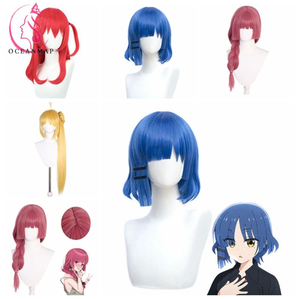 Bộ Tóc Giả Dài Màu Hồng Xanh Dương Bằng Sợi Chịu Nhiệt Hóa Trang Yamada Ryo Cho Người Lớn Dịp Halloween