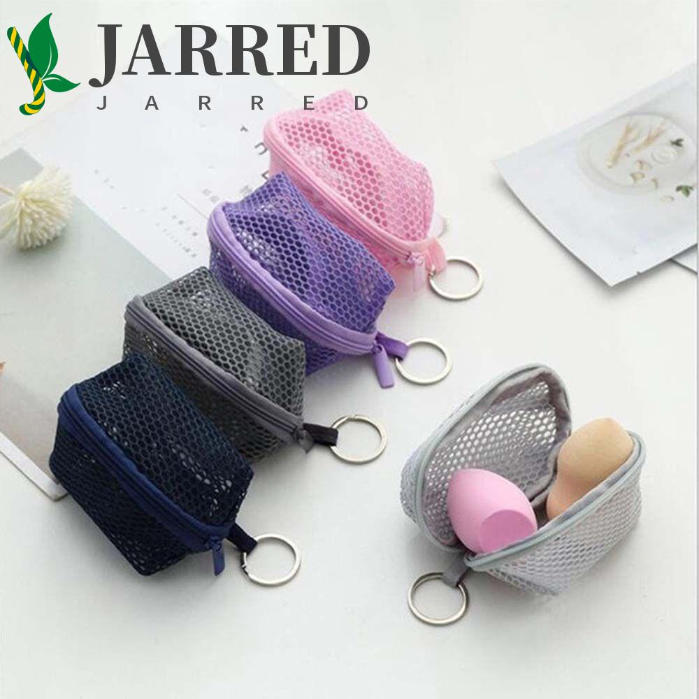 JARRED Túi Lưới Đựng Tiền Xu Màu Sắc Xinh Xắn