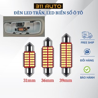 Đèn led trần xe ô tô, led cốp, đèn đọc sách 31 - 36 - 39mm