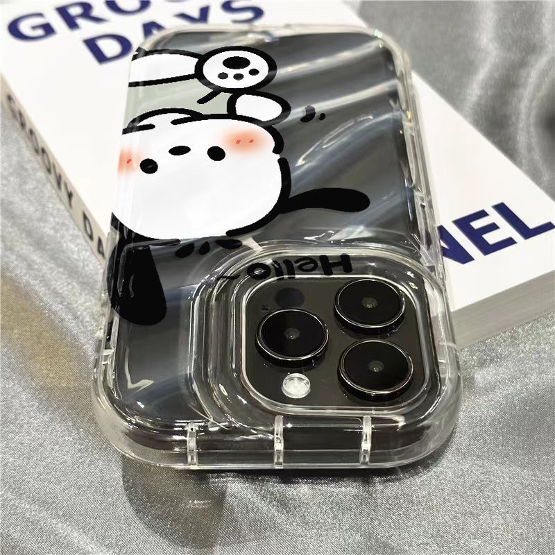 Ốp điện thoại iPhone 14promax đáng yêu 1312/11 Apple Ốp mềm 7/8Plus trong suốt xr/Ins CCQW