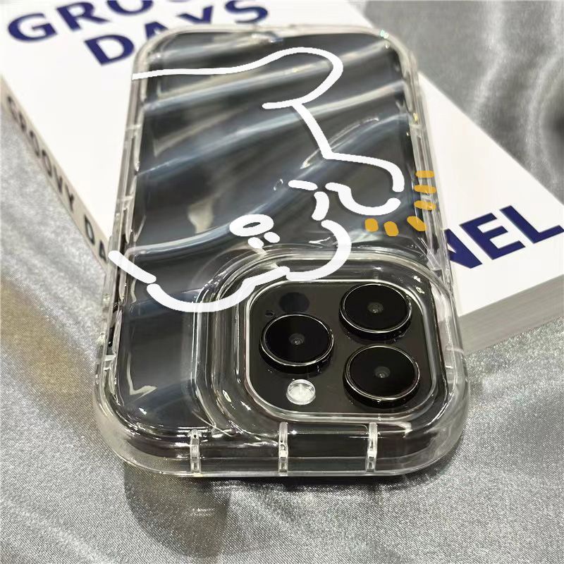 Ốp Điện Thoại Mềm Trong Suốt In Hình Gấu Mập Dễ Thương Cho Iphone 14Promax 1312 / 11 7 / 8plus xr / sins NYDP