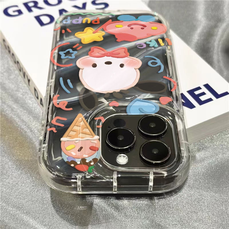 Ốp Điện Thoại Mềm Trong Suốt Họa Tiết Cún Pacha / / 8 Dễ Thương Cho Iphone 13127plus xr 11iPhone14promax / 13127plus AY3P