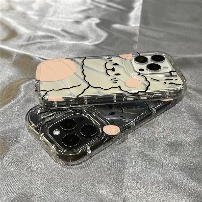 Ốp Điện Thoại Mềm In Hình Gấu Mập Cho Iphone14Promax Xr7 / 8 / 1312 / sins plus11