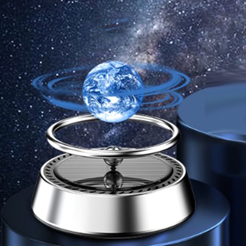 Nước Hoa Xoay Tự Động Trang Trí Nội Thất Xe Hơi Sử Dụng Năng Lượng Mặt Trời