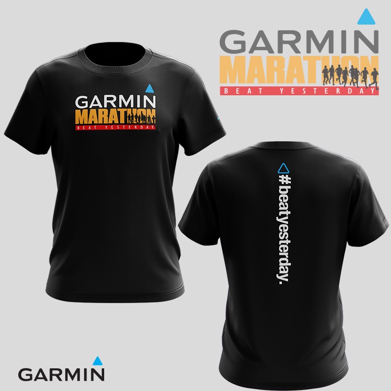 Áo Thun Chạy Bộ Ngoài Trời GARMIN MARATHON
