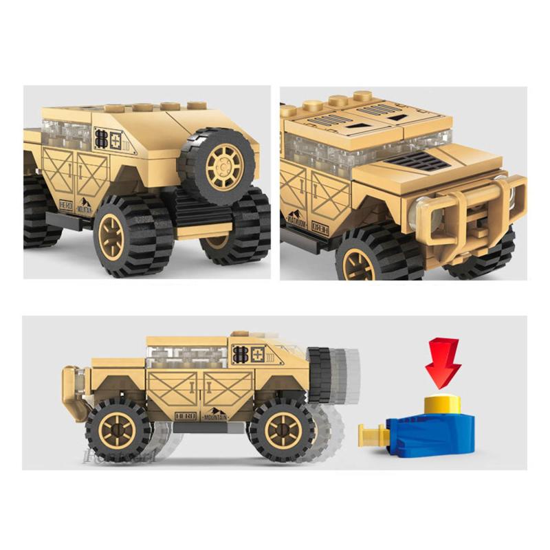 [Fenteer1] Bộ Đồ Chơi Lắp Ráp Xe Tải Mini Cho Bé Trai