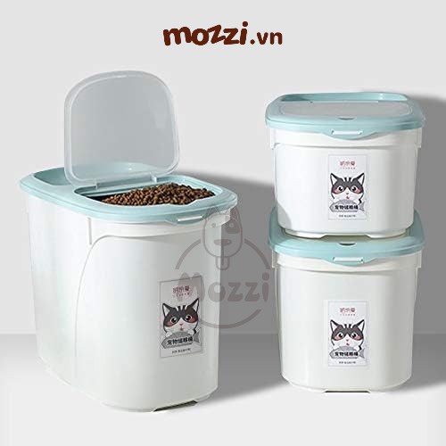 Thùng đựng thức ăn hạt cho chó mèo