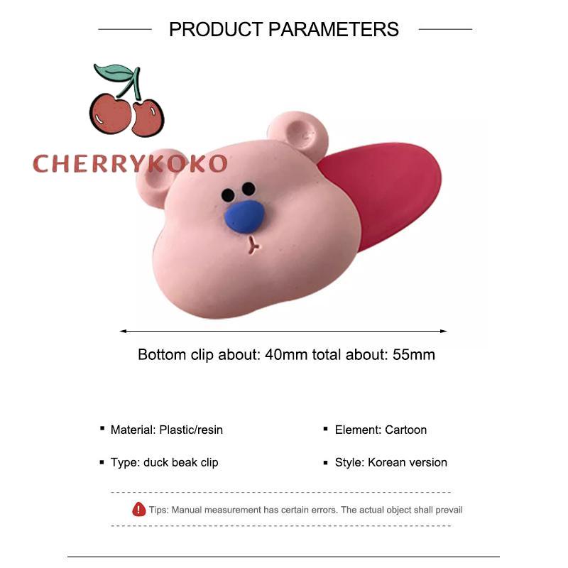 🍒🍒CHERRYKOKO Kẹp Tóc Hình Gấu Dễ Thương Cho Bé