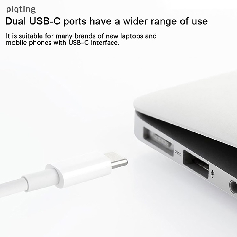 Dây Cáp Sạc Siêu Nhanh Piqt PD 200W 10A Cổng Type-C Sang Cổng Type C Dài 1m / 1.5m / 2m EN