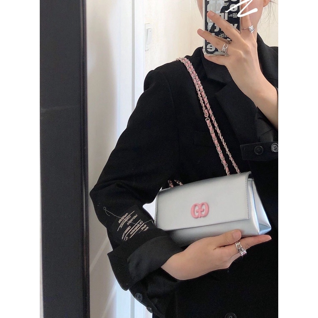 Túi Đeo Chéo Nhỏ Hình Vuông Phong Cách Âu Mỹ Thời Trang Cao Cấp